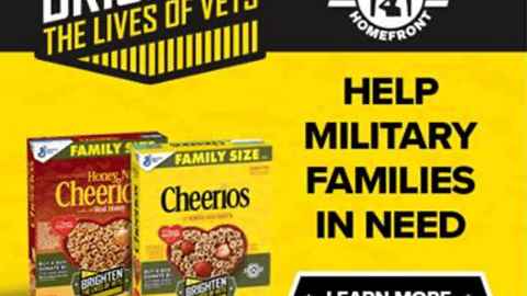 Cheerios 'Brighten the Lives of Vets' Walmart Ad
